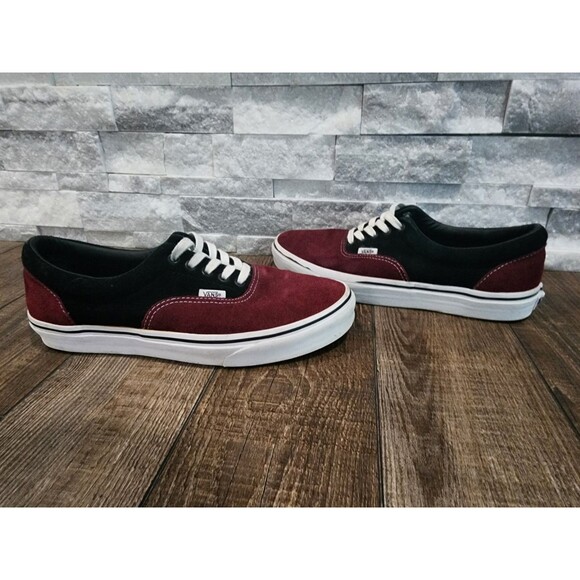 Vans Other - Size 9.5 - Men's Vans Off The Wall Maroon Slip On Shoes